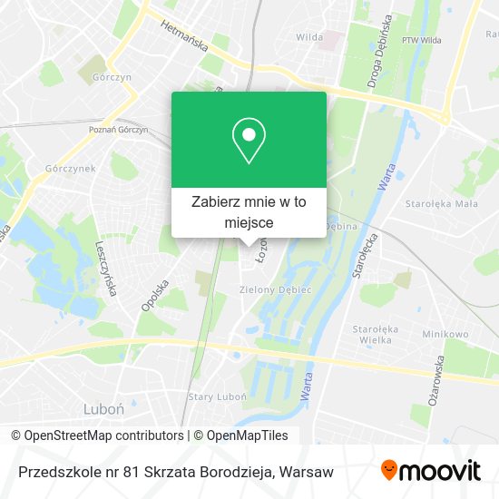 Mapa Przedszkole nr 81 Skrzata Borodzieja