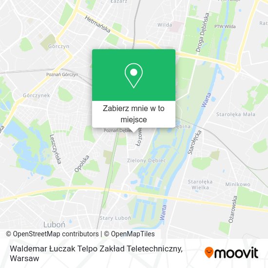 Mapa Waldemar Łuczak Telpo Zakład Teletechniczny