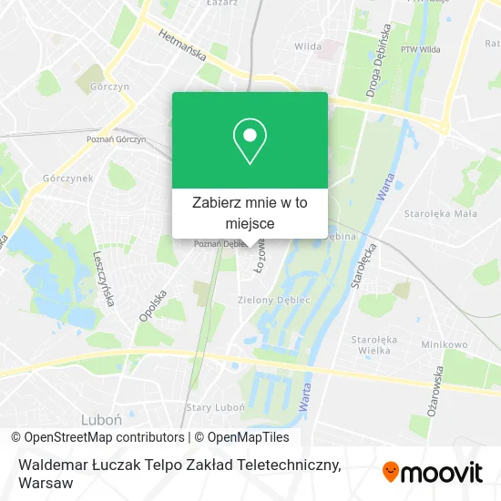 Mapa Waldemar Łuczak Telpo Zakład Teletechniczny