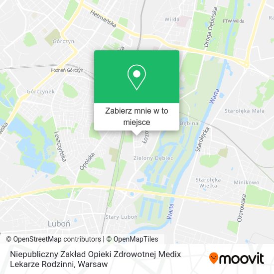 Mapa Niepubliczny Zakład Opieki Zdrowotnej Medix Lekarze Rodzinni