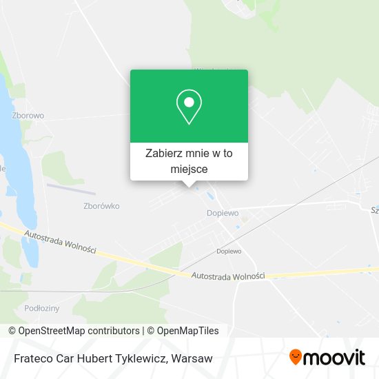 Mapa Frateco Car Hubert Tyklewicz