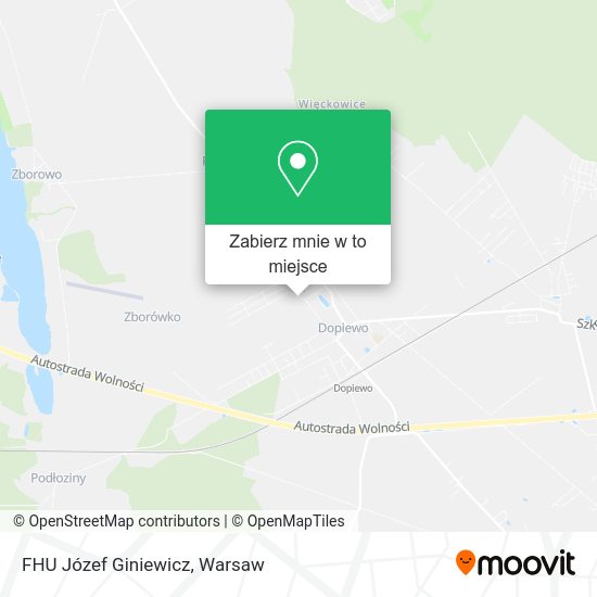 Mapa FHU Józef Giniewicz