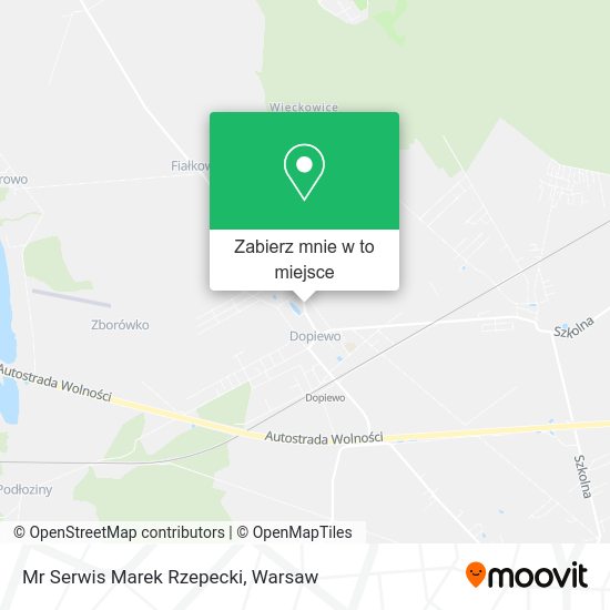 Mapa Mr Serwis Marek Rzepecki