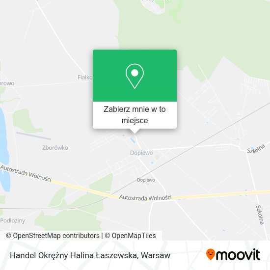 Mapa Handel Okrężny Halina Łaszewska