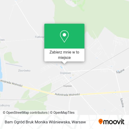 Mapa Bam Ogród Bruk Monika Wiśniewska