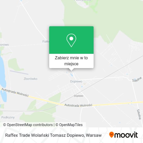 Mapa Raffex Trade Wolański Tomasz Dopiewo