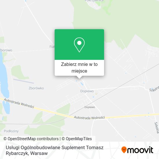 Mapa Usługi Ogólnobudowlane Suplement Tomasz Rybarczyk