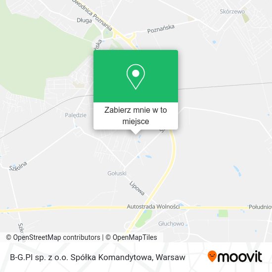 Mapa B-G.Pl sp. z o.o. Spółka Komandytowa