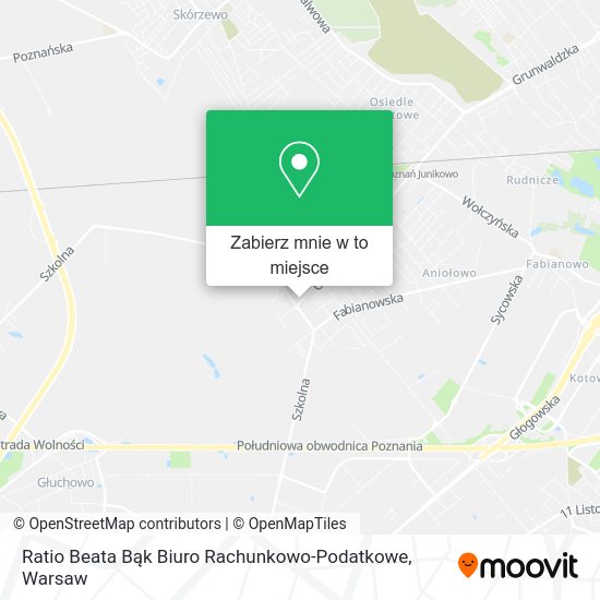 Mapa Ratio Beata Bąk Biuro Rachunkowo-Podatkowe