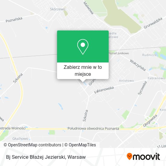 Mapa Bj Service Błażej Jezierski