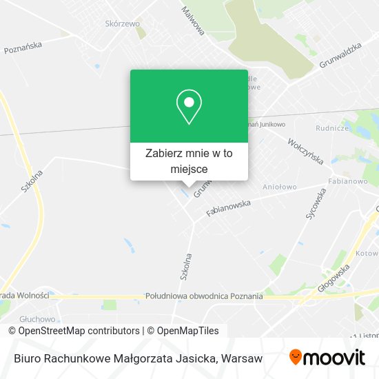 Mapa Biuro Rachunkowe Małgorzata Jasicka