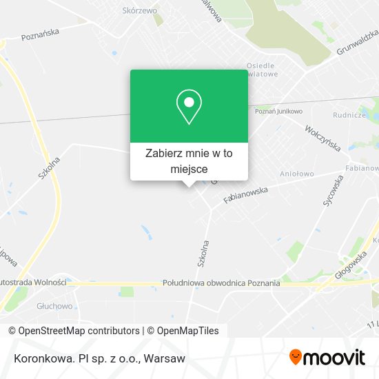 Mapa Koronkowa. Pl sp. z o.o.