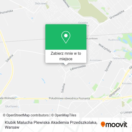 Mapa Klubik Malucha Plewiska Akademia Przedszkolaka