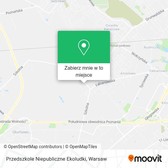 Mapa Przedszkole Niepubliczne Ekoludki