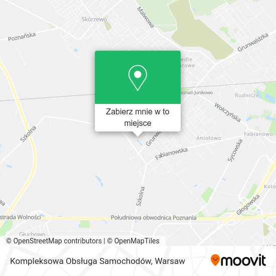 Mapa Kompleksowa Obsługa Samochodów