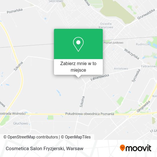 Mapa Cosmetica Salon Fryzjerski