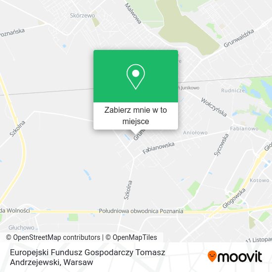 Mapa Europejski Fundusz Gospodarczy Tomasz Andrzejewski