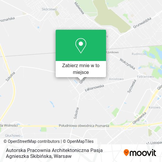 Mapa Autorska Pracownia Architektoniczna Pasja Agnieszka Skibińska