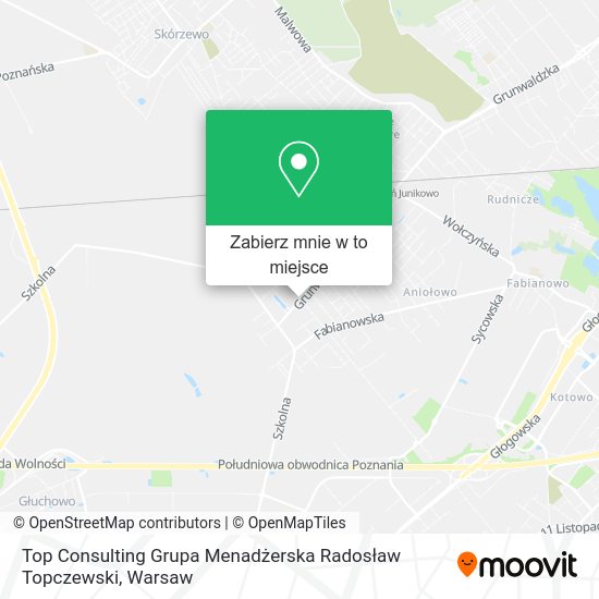 Mapa Top Consulting Grupa Menadżerska Radosław Topczewski