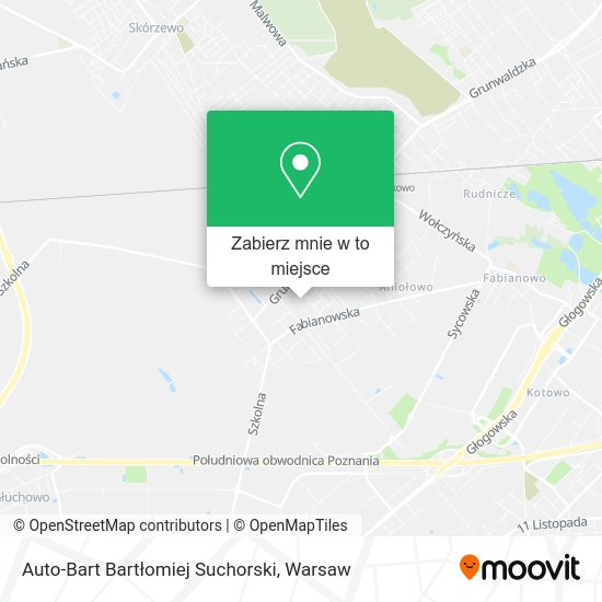 Mapa Auto-Bart Bartłomiej Suchorski