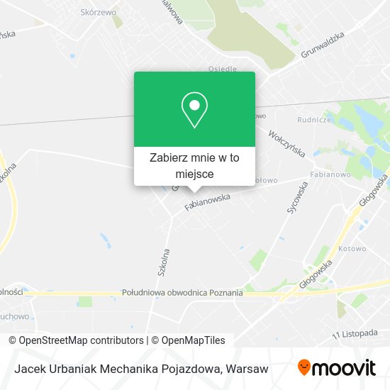 Mapa Jacek Urbaniak Mechanika Pojazdowa