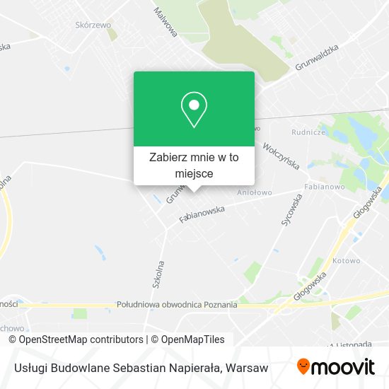 Mapa Usługi Budowlane Sebastian Napierała