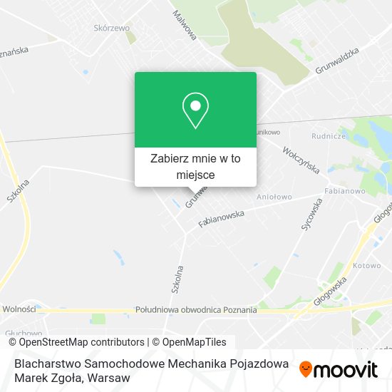 Mapa Blacharstwo Samochodowe Mechanika Pojazdowa Marek Zgoła