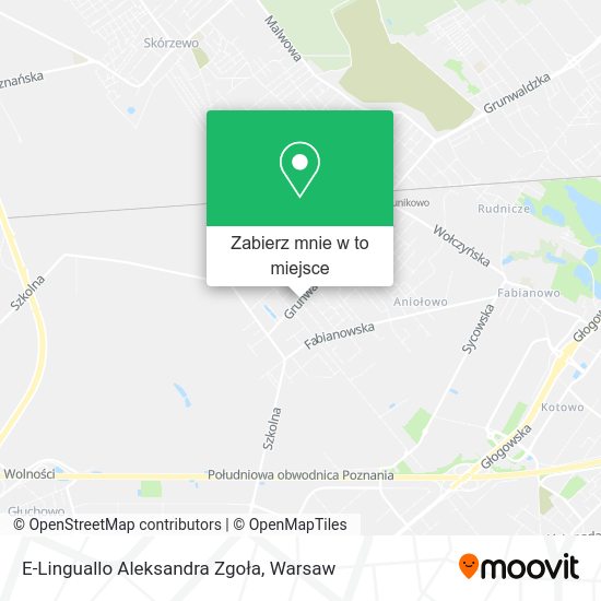 Mapa E-Linguallo Aleksandra Zgoła