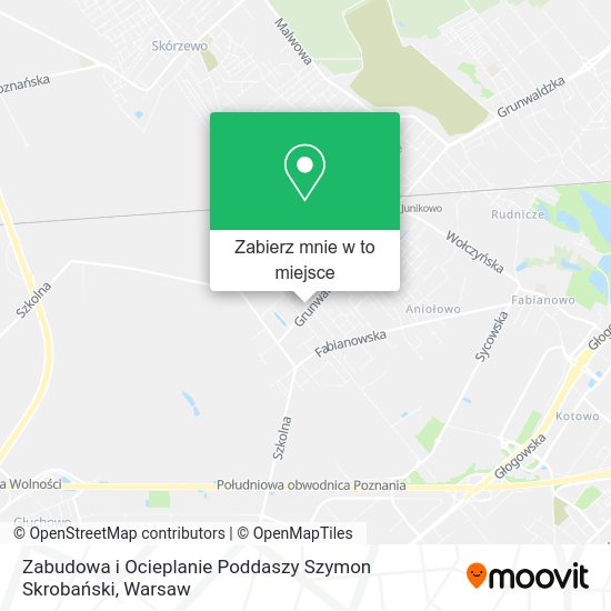 Mapa Zabudowa i Ocieplanie Poddaszy Szymon Skrobański