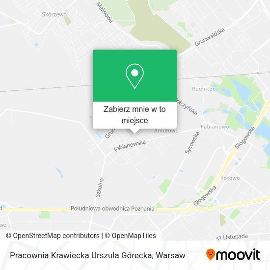 Mapa Pracownia Krawiecka Urszula Górecka