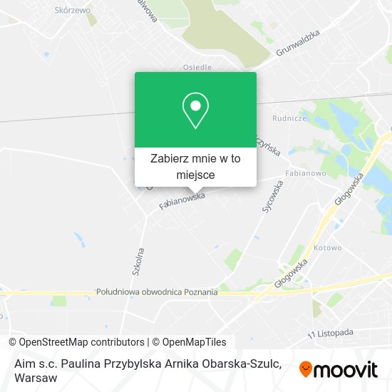 Mapa Aim s.c. Paulina Przybylska Arnika Obarska-Szulc