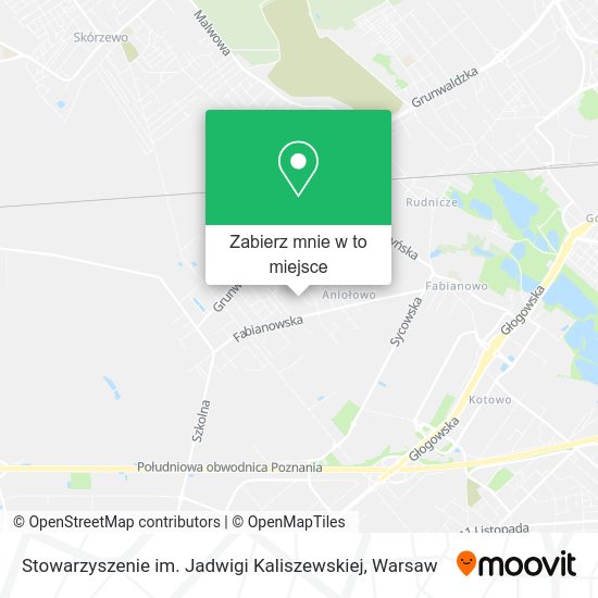 Mapa Stowarzyszenie im. Jadwigi Kaliszewskiej