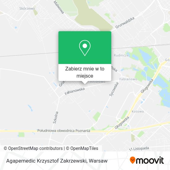 Mapa Agapemedic Krzysztof Zakrzewski