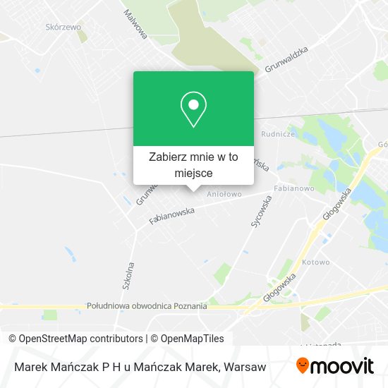 Mapa Marek Mańczak P H u Mańczak Marek