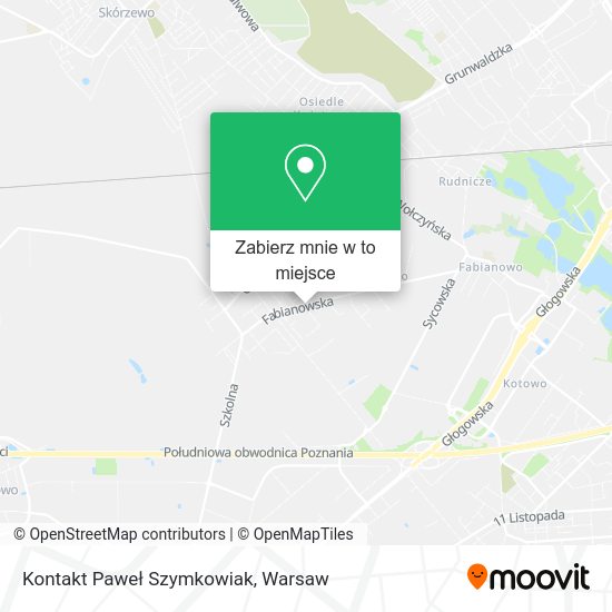 Mapa Kontakt Paweł Szymkowiak