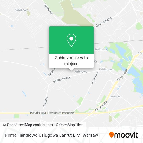 Mapa Firma Handlowo Usługowa Janrut E M