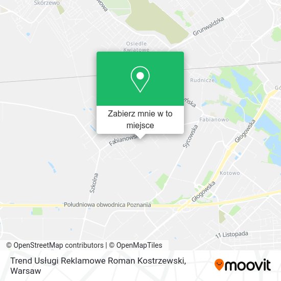 Mapa Trend Usługi Reklamowe Roman Kostrzewski