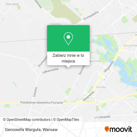 Mapa Genowefa Warguła