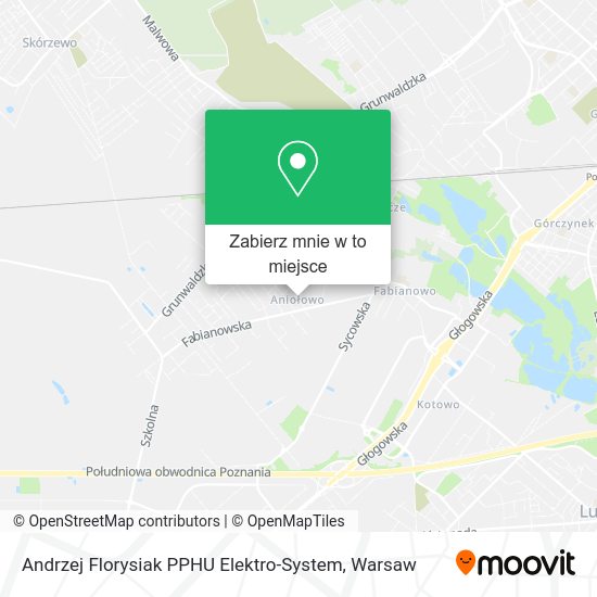 Mapa Andrzej Florysiak PPHU Elektro-System