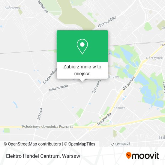 Mapa Elektro Handel Centrum