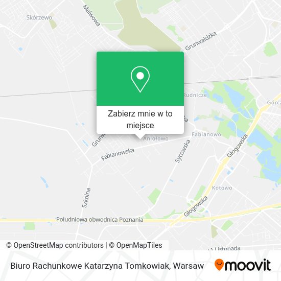 Mapa Biuro Rachunkowe Katarzyna Tomkowiak