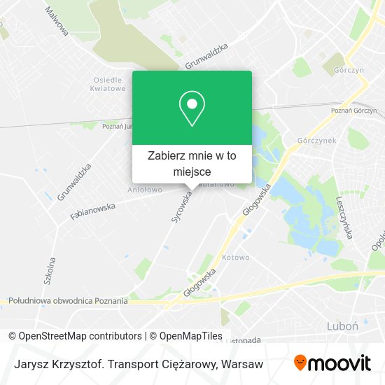 Mapa Jarysz Krzysztof. Transport Ciężarowy