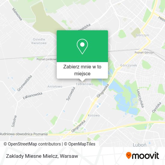 Mapa Zaklady Miesne Mielcz