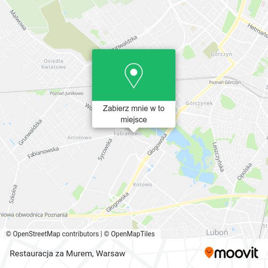 Mapa Restauracja za Murem