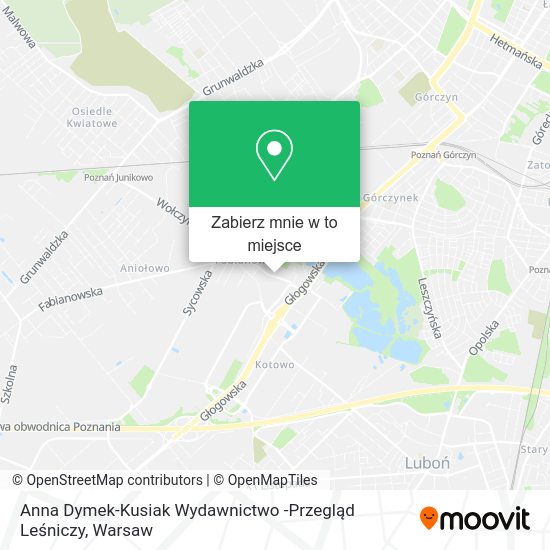 Mapa Anna Dymek-Kusiak Wydawnictwo -Przegląd Leśniczy