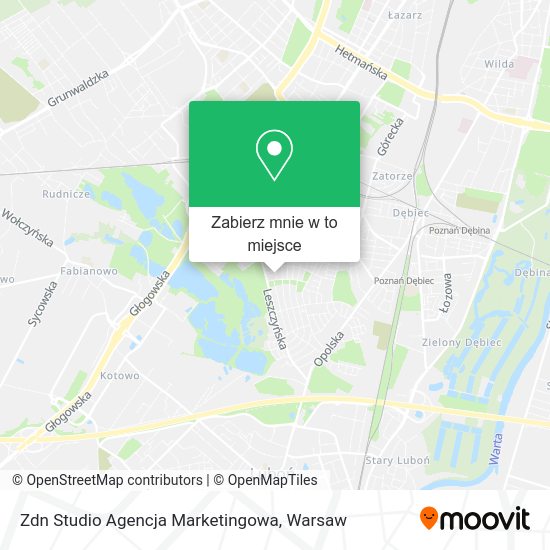 Mapa Zdn Studio Agencja Marketingowa