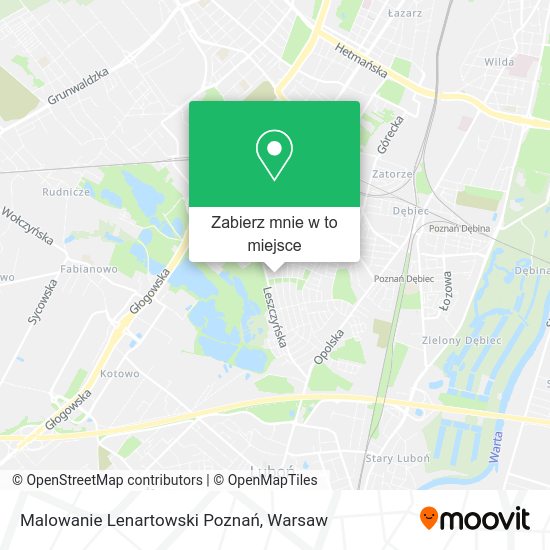 Mapa Malowanie Lenartowski Poznań