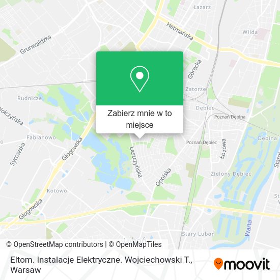 Mapa Eltom. Instalacje Elektryczne. Wojciechowski T.