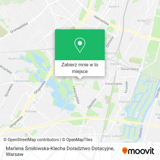 Mapa Marlena Śmiłowska-Klecha Doradztwo Dotacyjne