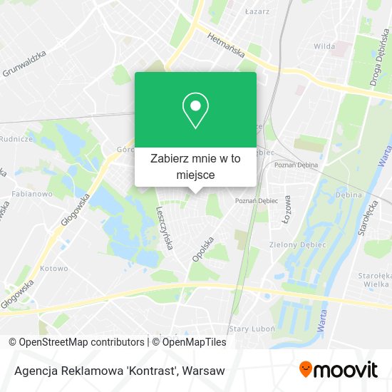 Mapa Agencja Reklamowa 'Kontrast'